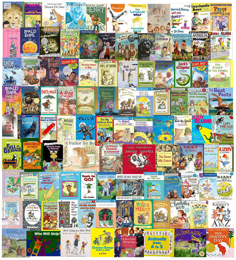 Elementary Book Collage